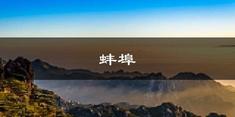 蚌埠天气预报未来一周
